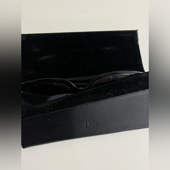 Womens Christian Dior studded Sunglasses (large) with Dior Case - Picture 8 of 10